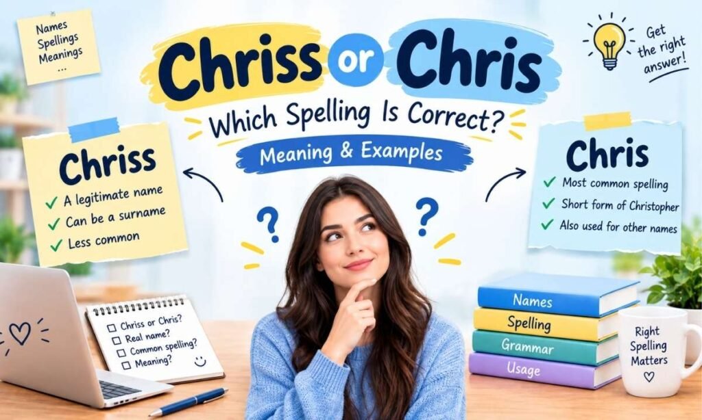 Chriss or Chris Which Spelling Is Correct