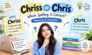 Chriss or Chris: Which Spelling Is Correct?