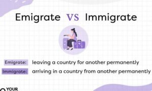 Emigrate or Immigrate