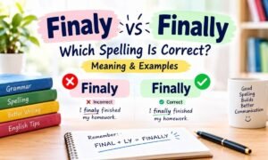Finaly vs Finally: Which Spelling Is Correct? Meaning and Examples