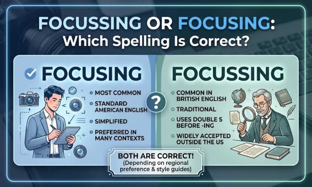 Focussing or Focusing Which Spelling Is Correct
