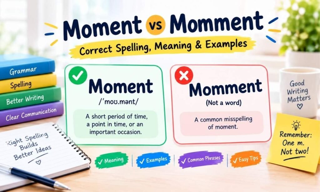 Moment vs Momment