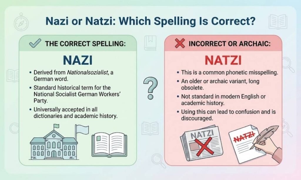 Natzi or Nazi Which Spelling Is Correct