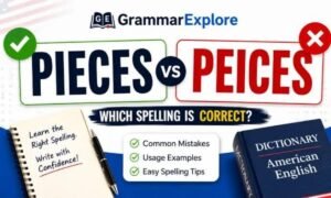 Piece or Peice? Which Spelling Is Correct? Meaning & Examples