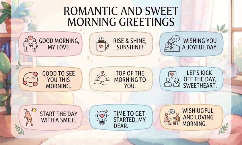 Romantic and Sweet Morning Greetings