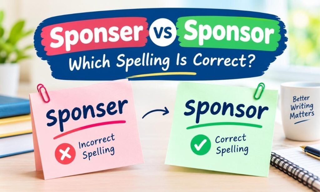 Sponser vs Sponsor
