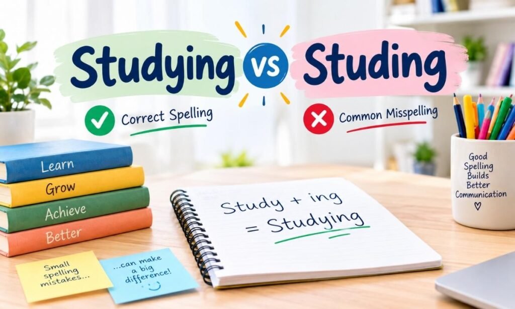 Studying vs Studing Which Spelling Is Correct