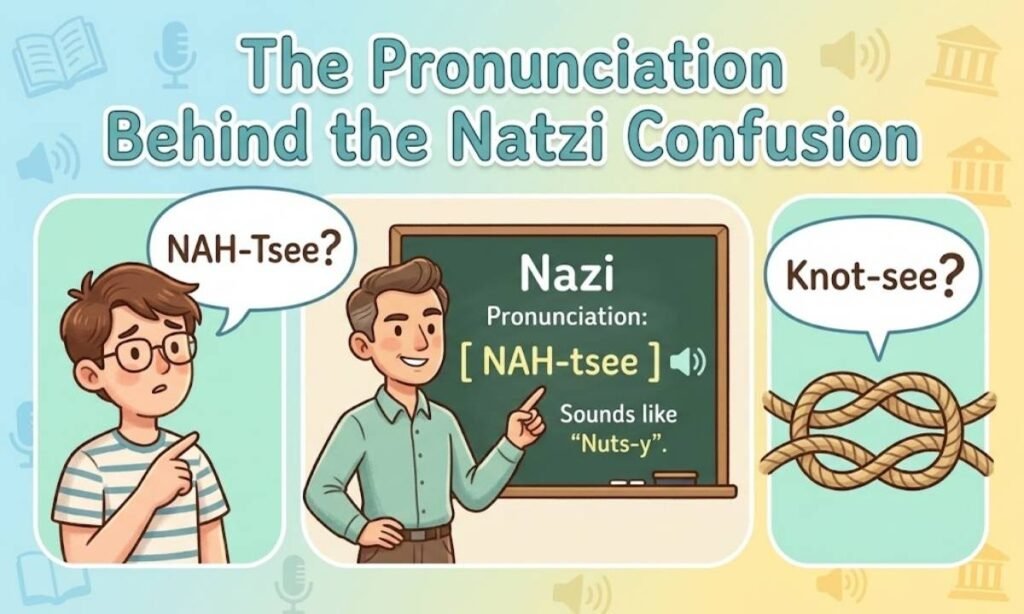The Pronunciation Behind the Natzi Confusion