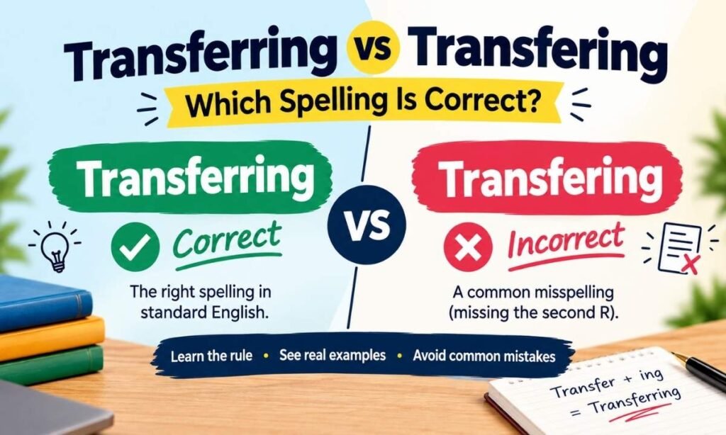 Transferring vs Transfering Which Spelling Is Correct