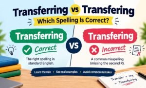 Transferring vs Transfering: Which Spelling Is Correct?