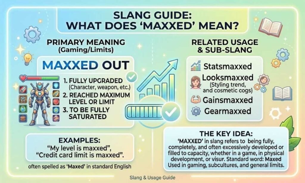 What Does Maxxed Mean in Slang
