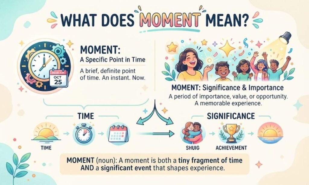 What Does Moment Mean