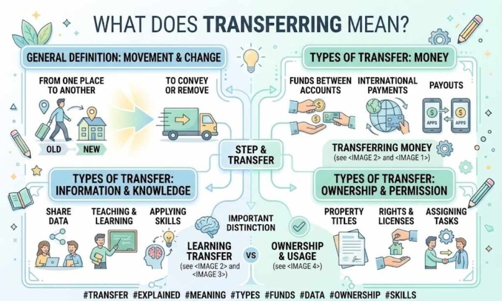 What Does Transferring Mean