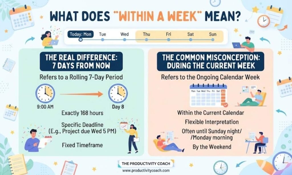 What Does Within a Week Mean
