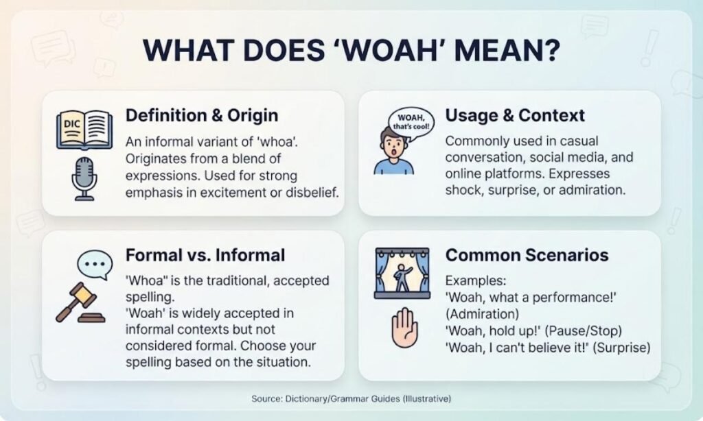 What Does Woah Mean