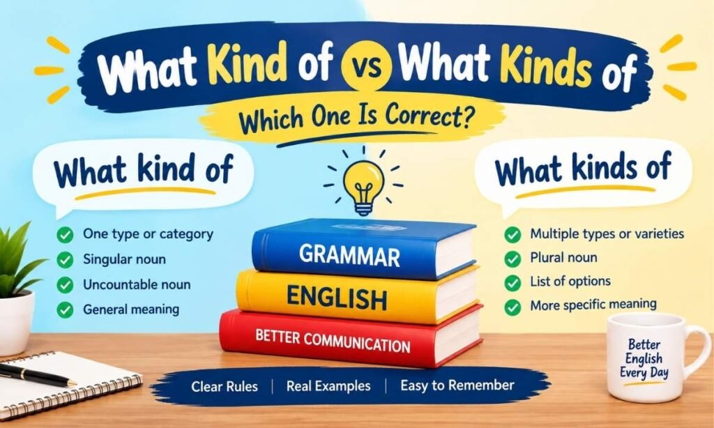 What Kind of vs What Kinds of Which One Is Correct