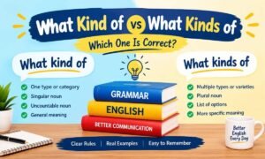 What Kind of vs What Kinds of: Which One Is Correct?
