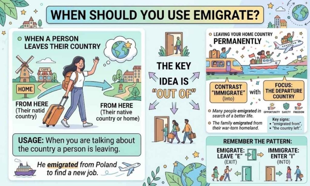 When Should You Use Emigrate