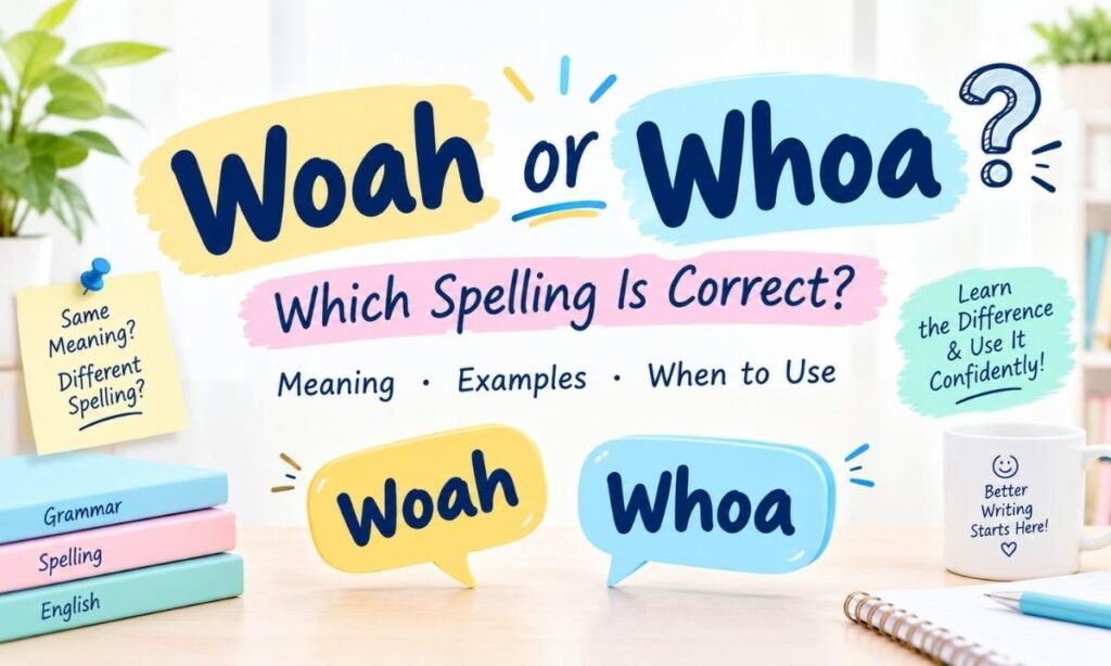 Woah or Whoa Which Spelling Is Correct