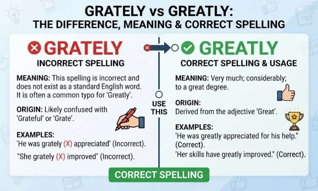 Grately vs Greatly