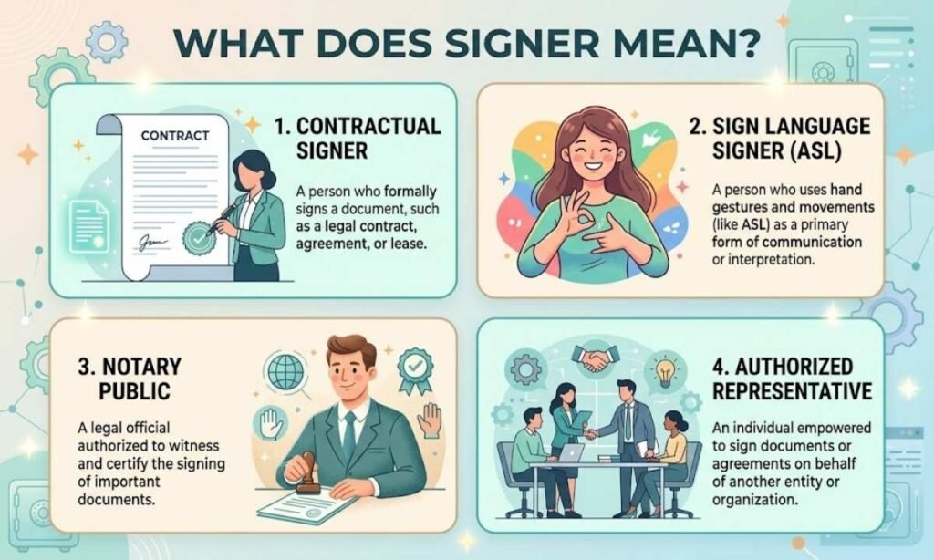 What Does Signer Mean