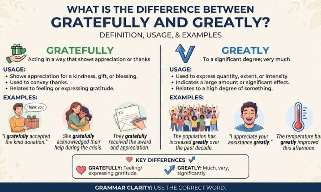 What Is the Difference Between Grately and Greatly