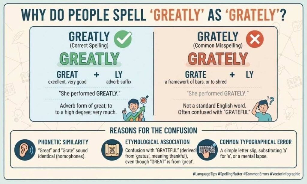 Why Do People Spell Greatly as Grately